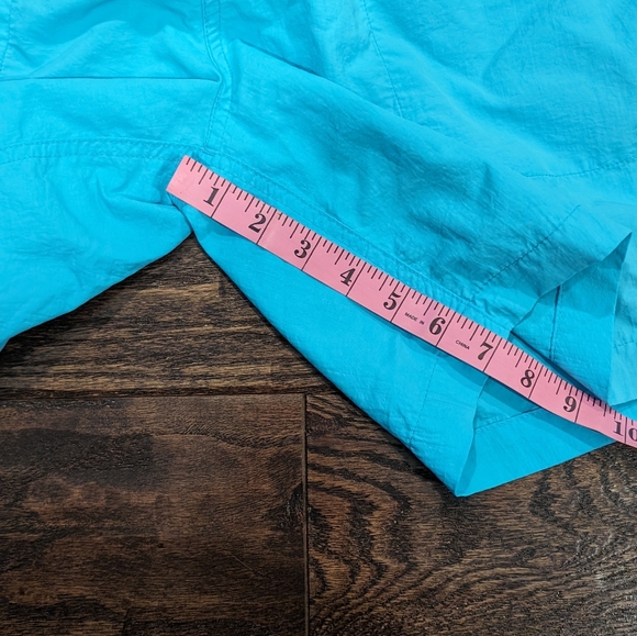 VTG Weekender Swim Trunks Bright Teal Blue Retro - Picture 10 of 10